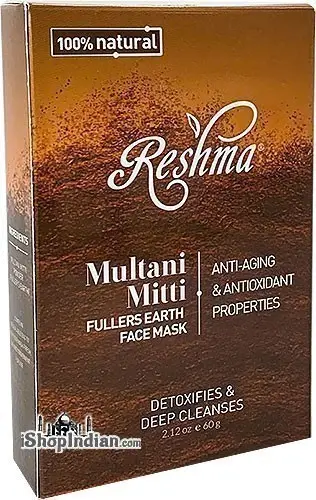 Reshma Multani Mitti   Fullers Earth Face Mask   Anti Aging And Antioxidant