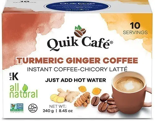 Quik Cafe Instant Turmeric Ginger Coffee