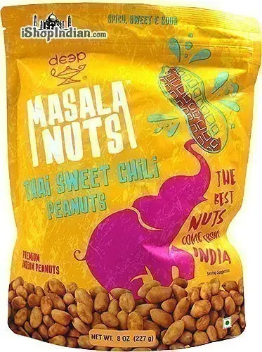 Deep Masala Nuts   Thai Sweet Chili Peanuts