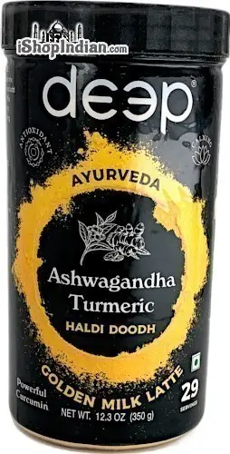 Deep Ashwagandha Turmeric   Haldi Doodh   Golden Milk Latte