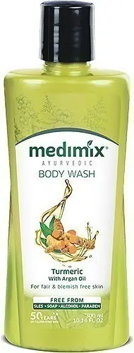 Medimix Ayurvedic Body Wash   Turmeric With Argan Oil   For Fair & Blemish Free Skin