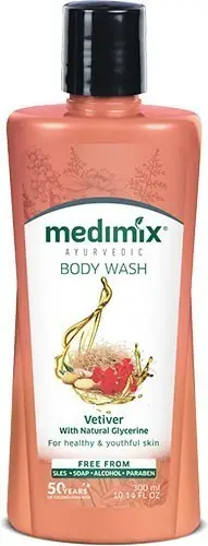 Medimix Ayurvedic Body Wash   Vetiver With Natural Glycerine   For Healthy And Youthful Skin