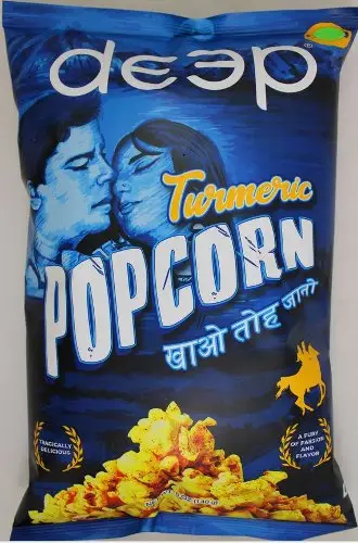 Deep Turmeric Popcorn