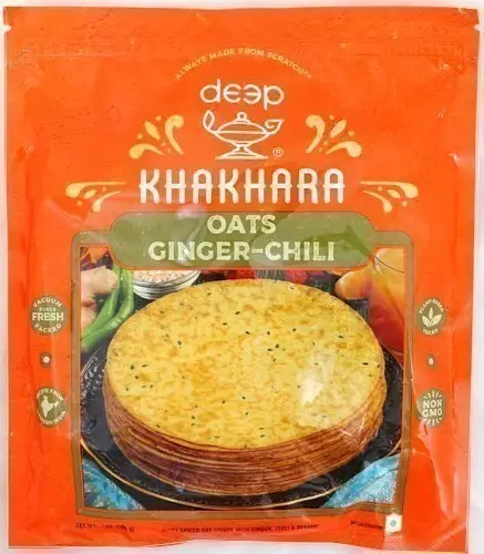 Deep Khakhara   Oats   Ginger   Chili
