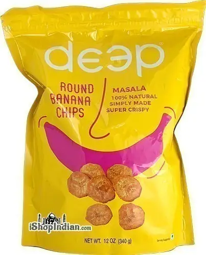 Deep Round Banana Chips   Masala