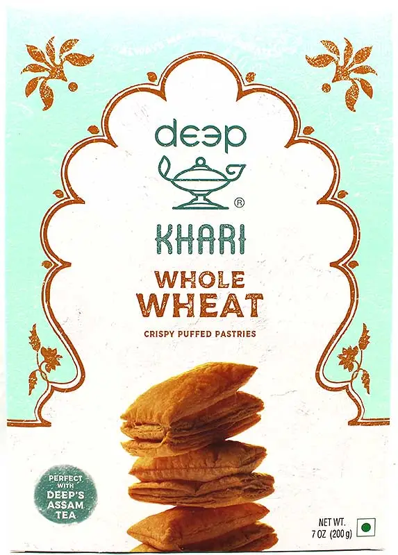 Deep Khari Biscuits (Puff Pastry)   Whole Wheat