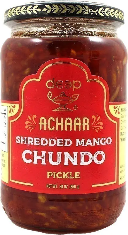 Deep Shredded Mango Pickle (Chundo)