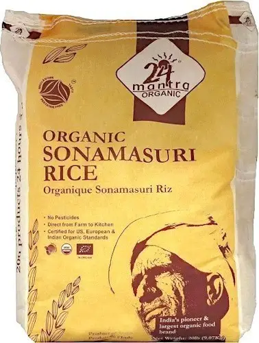 24 Mantra Organic Sona Masuri Rice   White