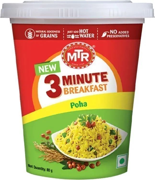 MTR 3 Minute Breakfast   Instant Poha In Cup