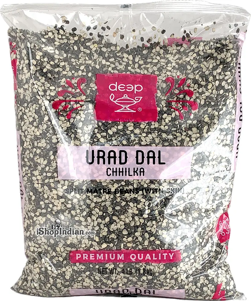 Deep Urad Dal SPLIT (Chhilka)  Split Matpe Beans (With Skin)