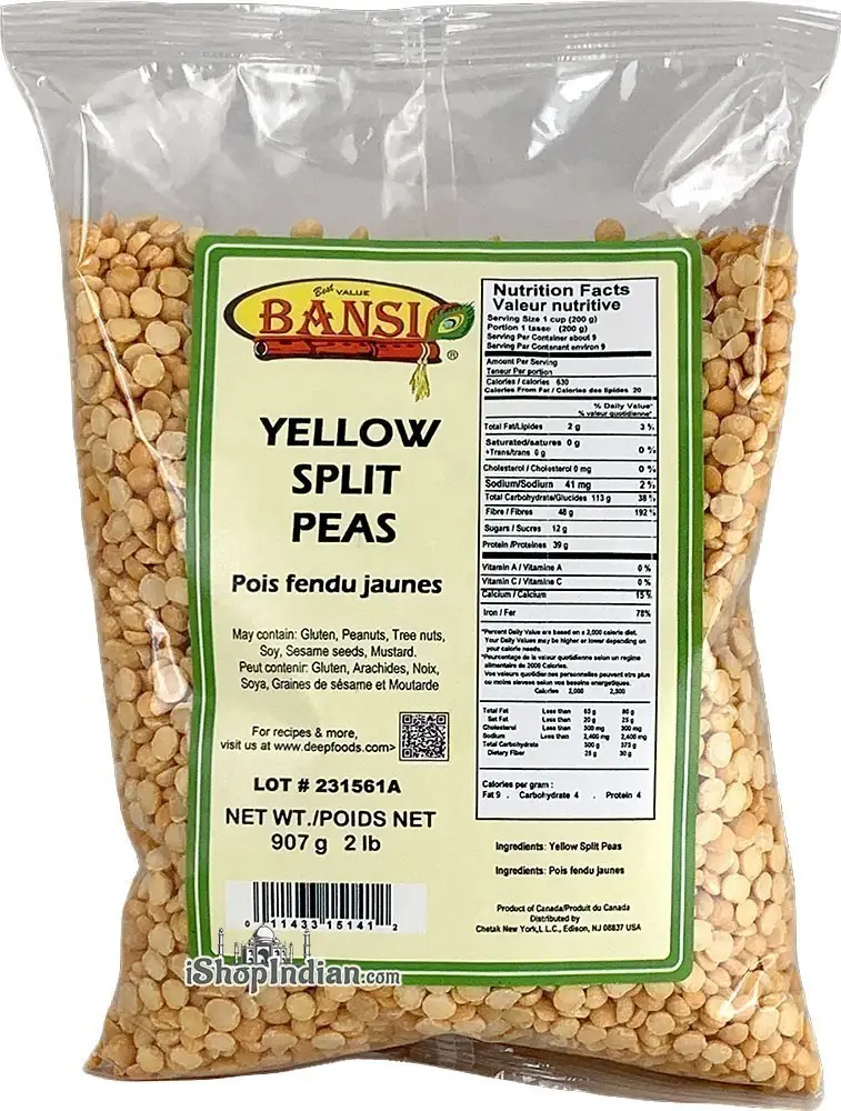 Bansi Yellow Split Peas