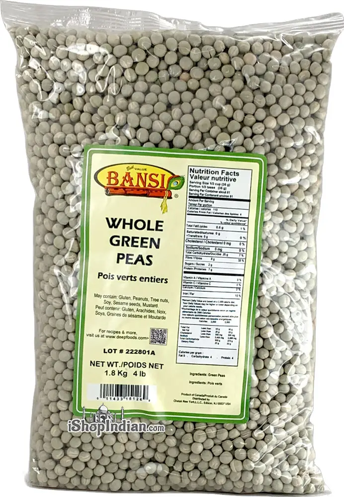 Bansi Whole Green Peas
