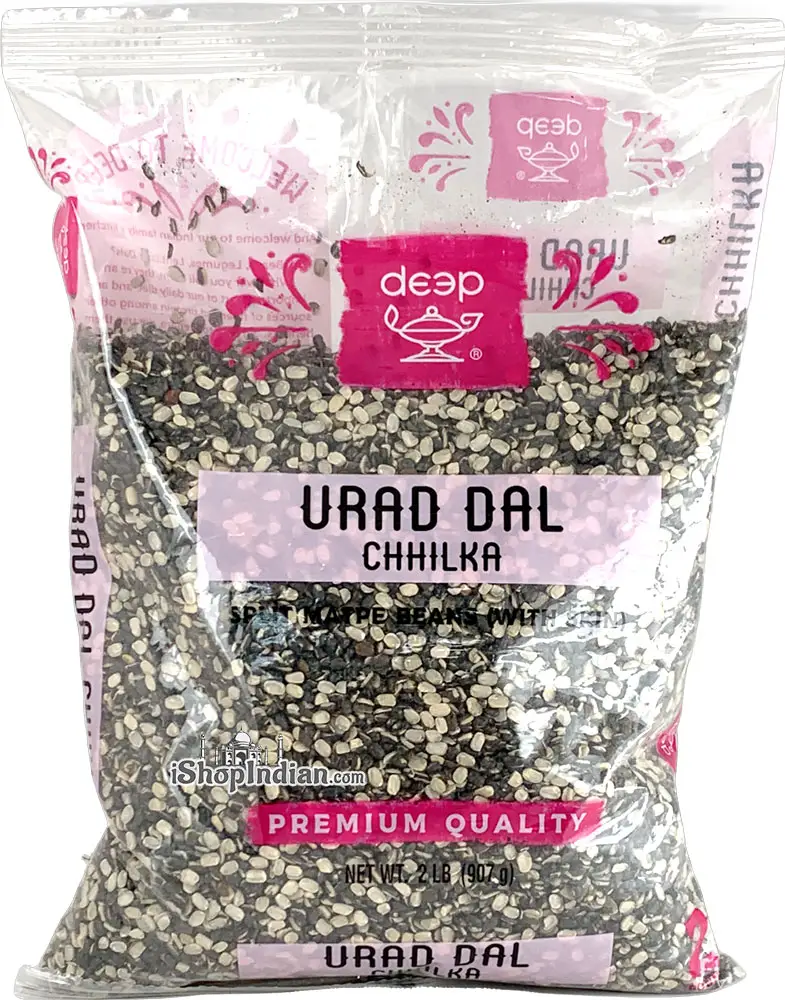 Deep Urad Dal SPLIT (Chhilka)  Split Matpe Beans (With Skin)
