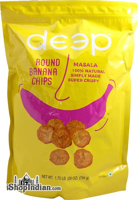 Deep Round Banana Chips   Masala