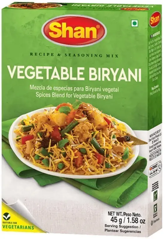 Shan Vegetable Biryani Spice Mix