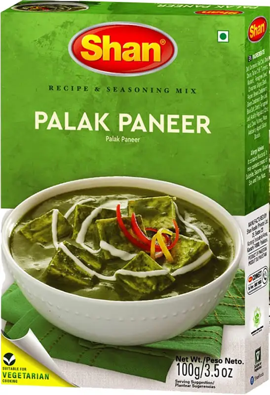Shan Palak Paneer Spice Mix