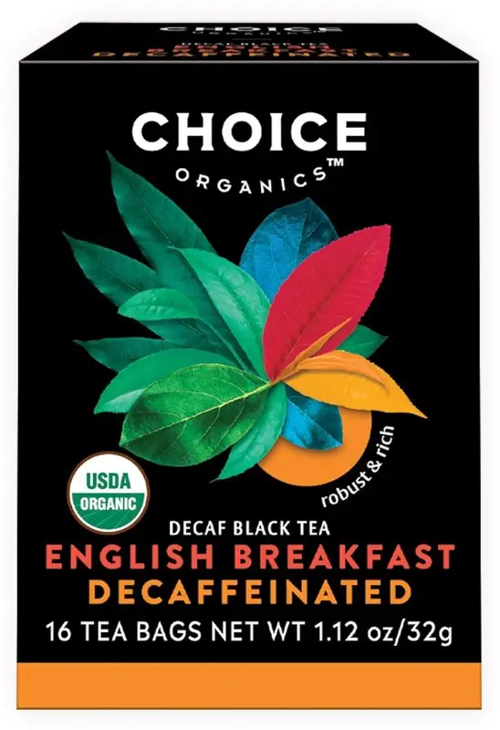 Choice Organics English Breakfast Decaffeinated Black Tea