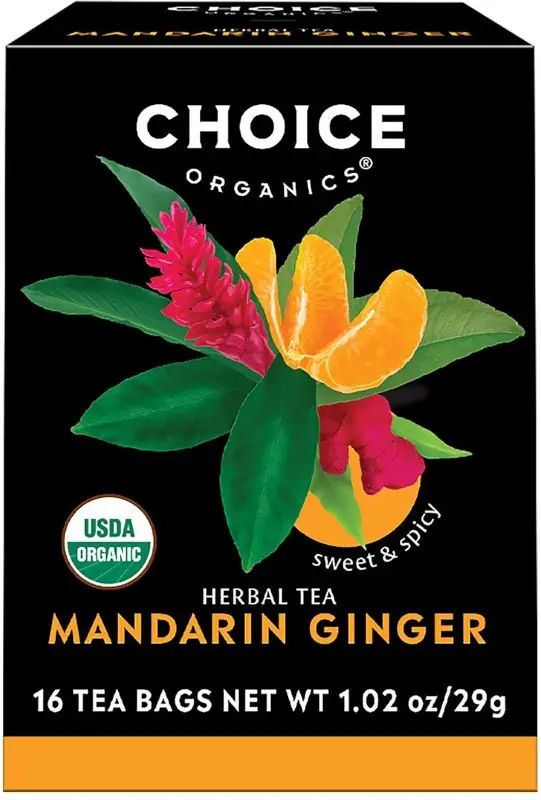 Choice Organics Mandarin Ginger Herbal Tea