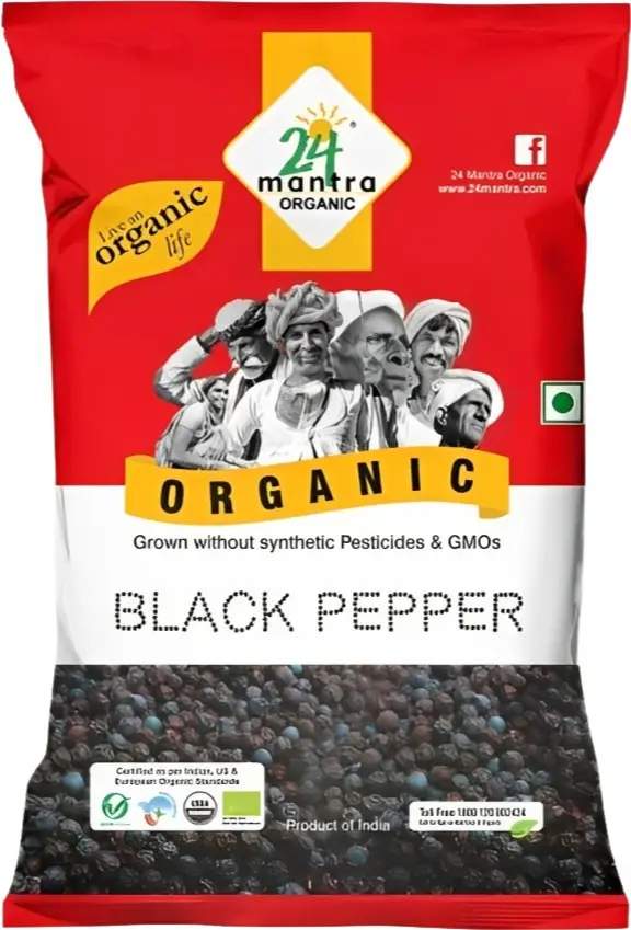 24 Mantra Organic Black Pepper Whole