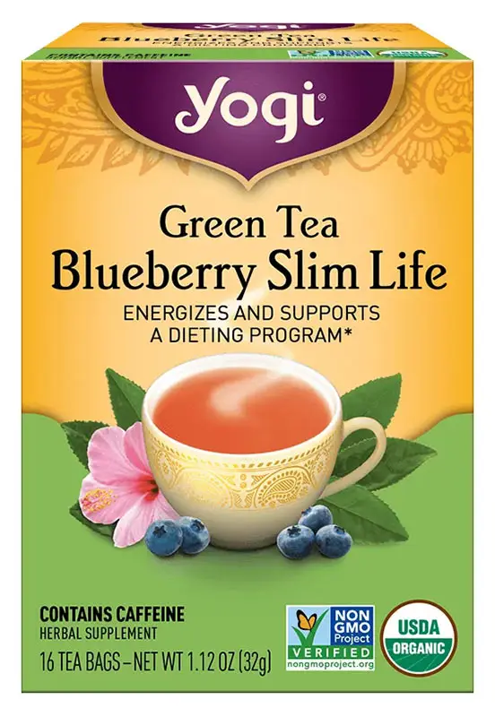 Yogi Green Tea   Blueberry Slim Life Tea