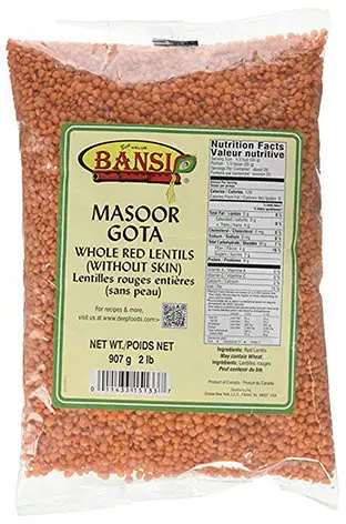 Bansi Masoor Gota   Whole Red Lentils (Without Skin)