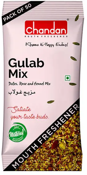Chandan Gulab Mix   Dates  Rose And Fennel Mouth Freshener