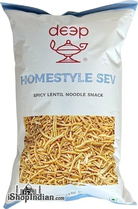 Deep Homestyle Sev (Spicy Lentil Noodle Snack)