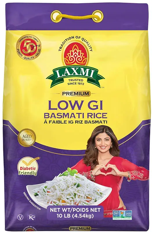 Laxmi Diabetic Friendly Basmati Rice With Lower G.I. Index Value