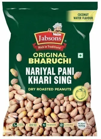Jabsons Original Bharuchi   Nariyal Pani Khari Sing (Dry Roasted Peanuts)