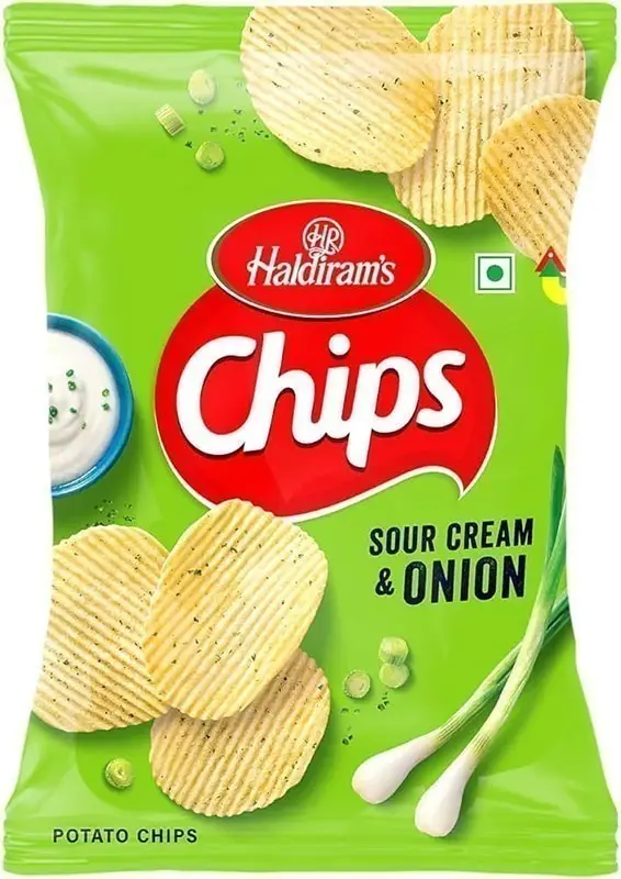 Haldirams Chips - Sour Cream and Onion