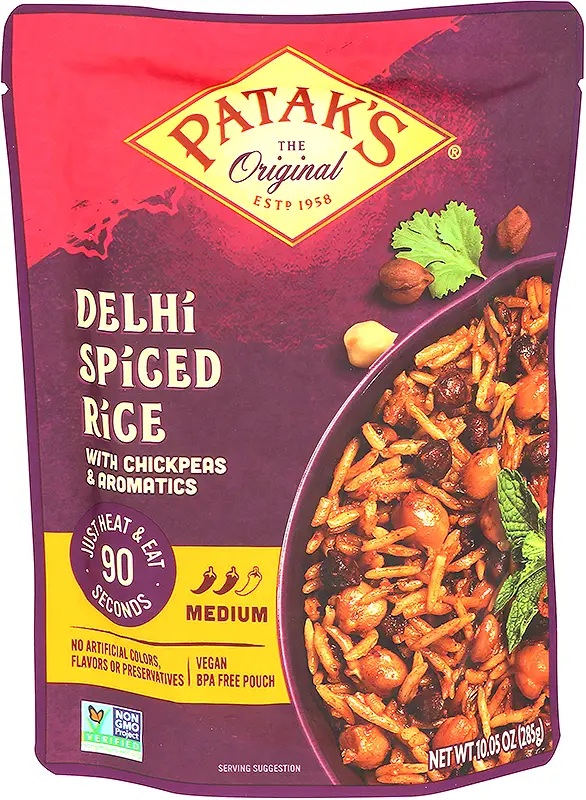 Patak's Delhi Spiced Rice (Ready To Eat)