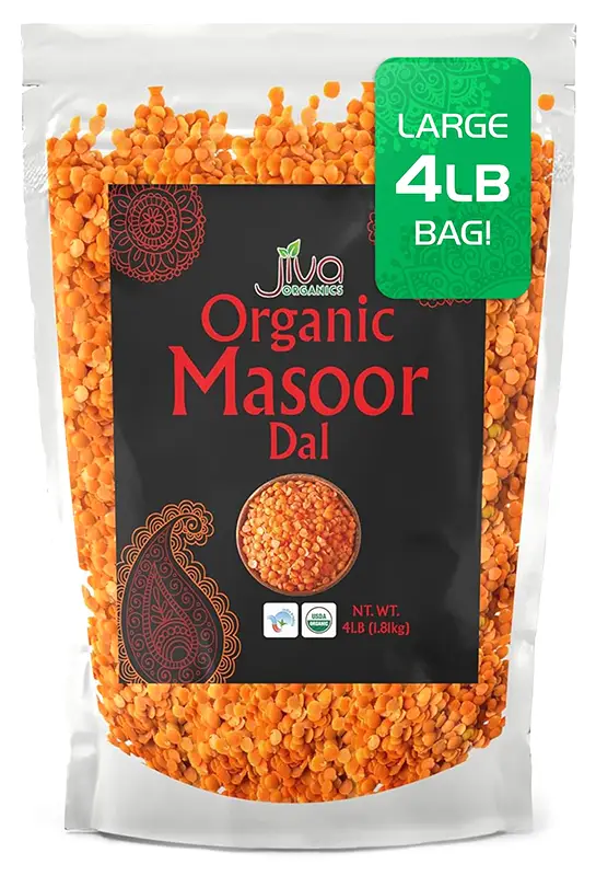 Jiva Organics Masoor Dal (Red Lentil)