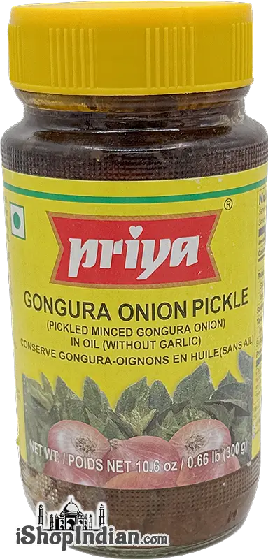 Priya Gongura Onion Pickle Without Garlic