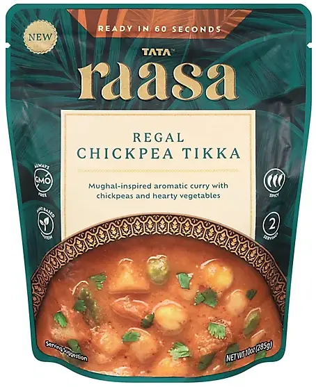 Tata Raasa Regal Chickpea Tikka (Ready To Eat)