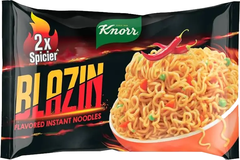 Knorr Blazin 2X Spicier Flavored Instant Noodles (Twin Pack)