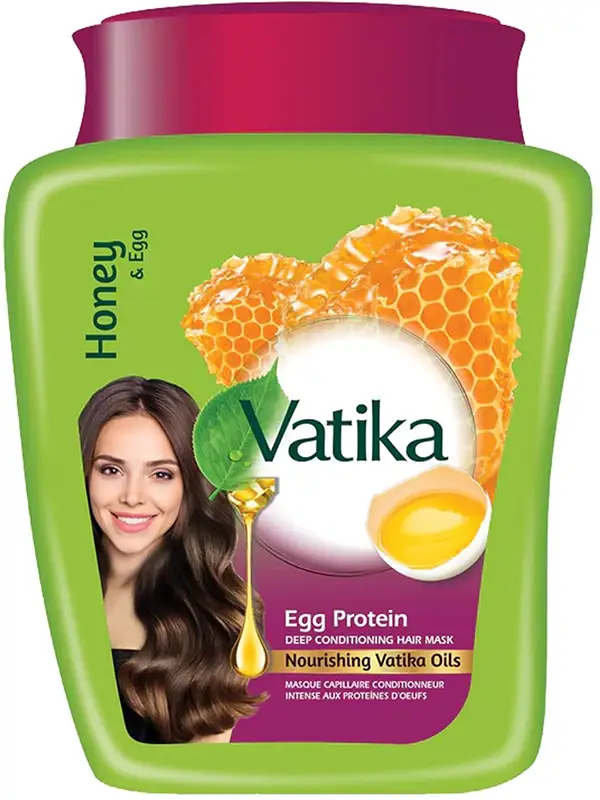 Dabur Vatika Egg Protein Deep Conditioning Hair Mask   Honey & Egg