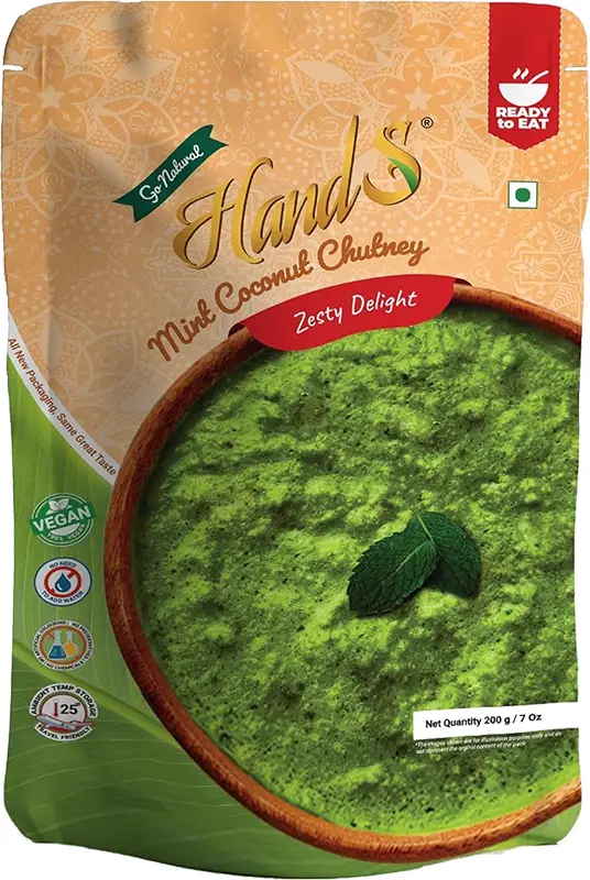 HandS Mint Coconut Chutney   Zesty Delight