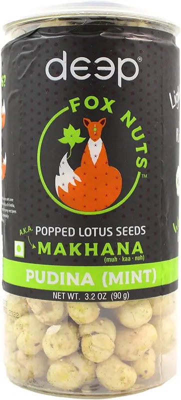 Deep Fox Nuts (Popped Lotus Seeds   Makhana)   Pudina (Mint)