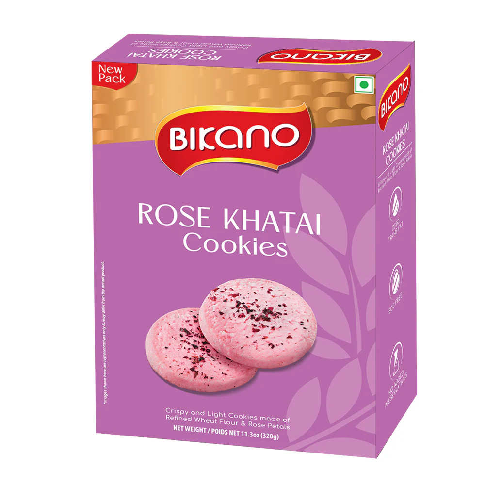 Bikano Rose Khatai Cookies