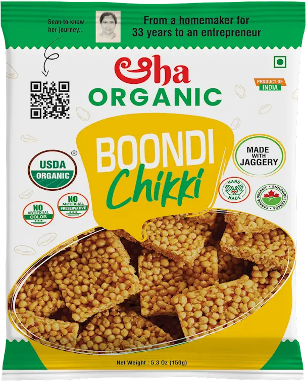 Aha Organic Boondi Chikki