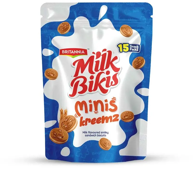 Britannia Milk Bikis   Minis Kreemz