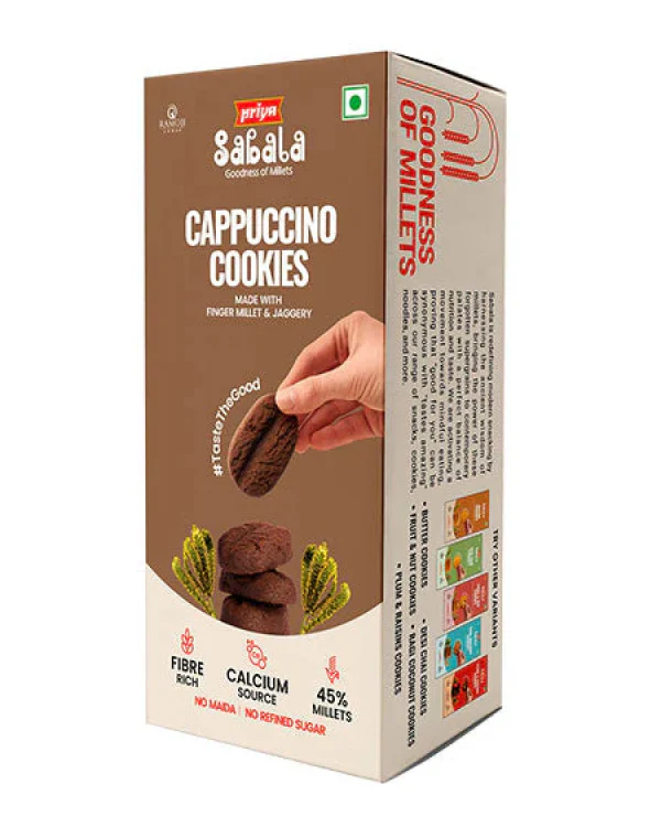 Priya Sabala Cappuccino Cookies with Millets