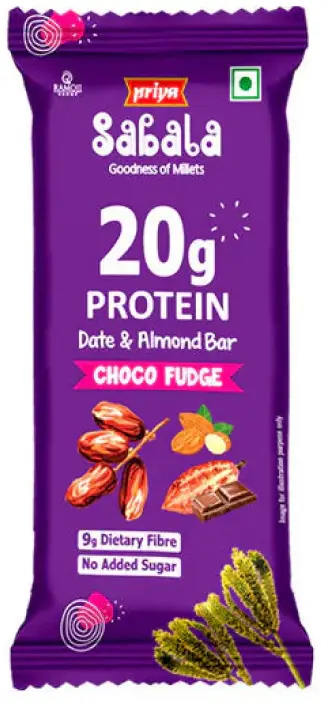 Priya Sabala Date & Almond Bar   Choco Fudge