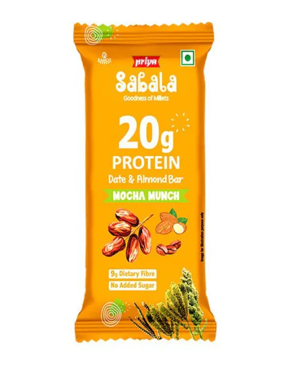 Priya Sabala Date & Almond Bar   Mocha Munch