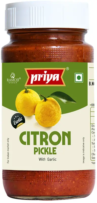 Priya Citron Pickle With Garlic