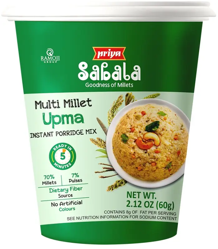 Priya Sabala Multi Millet Upma Instant Cup