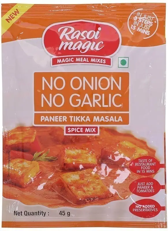 Rasoi Magic Paneer Tikka Masala Spice Mix   No Onion  No Garlic