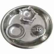 Pooja Thali   Stainless Steel    8