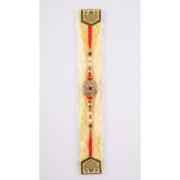 Red Thread Blue Stone Beaded Rakhi For Brother