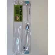 Silver Metal Floral Rakhi Set – 2 PC